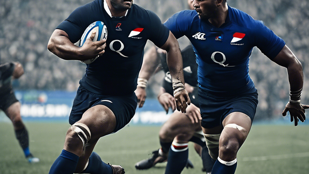 Illustration détaillée sur le XV de France face aux All Blacks : hommage et éloge de la charnière bleue