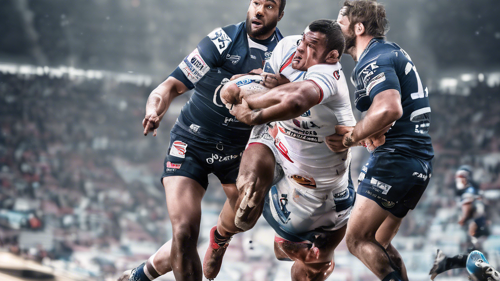 Illustration détaillée sur les ailiers du top 14 : records et surprises de la saison 2024-2025